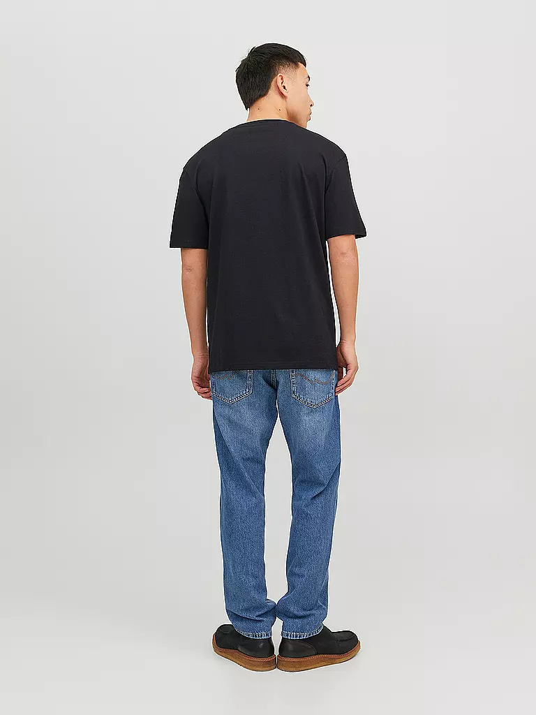 JACK & JONES T-Shirt JJESTAR schwarz