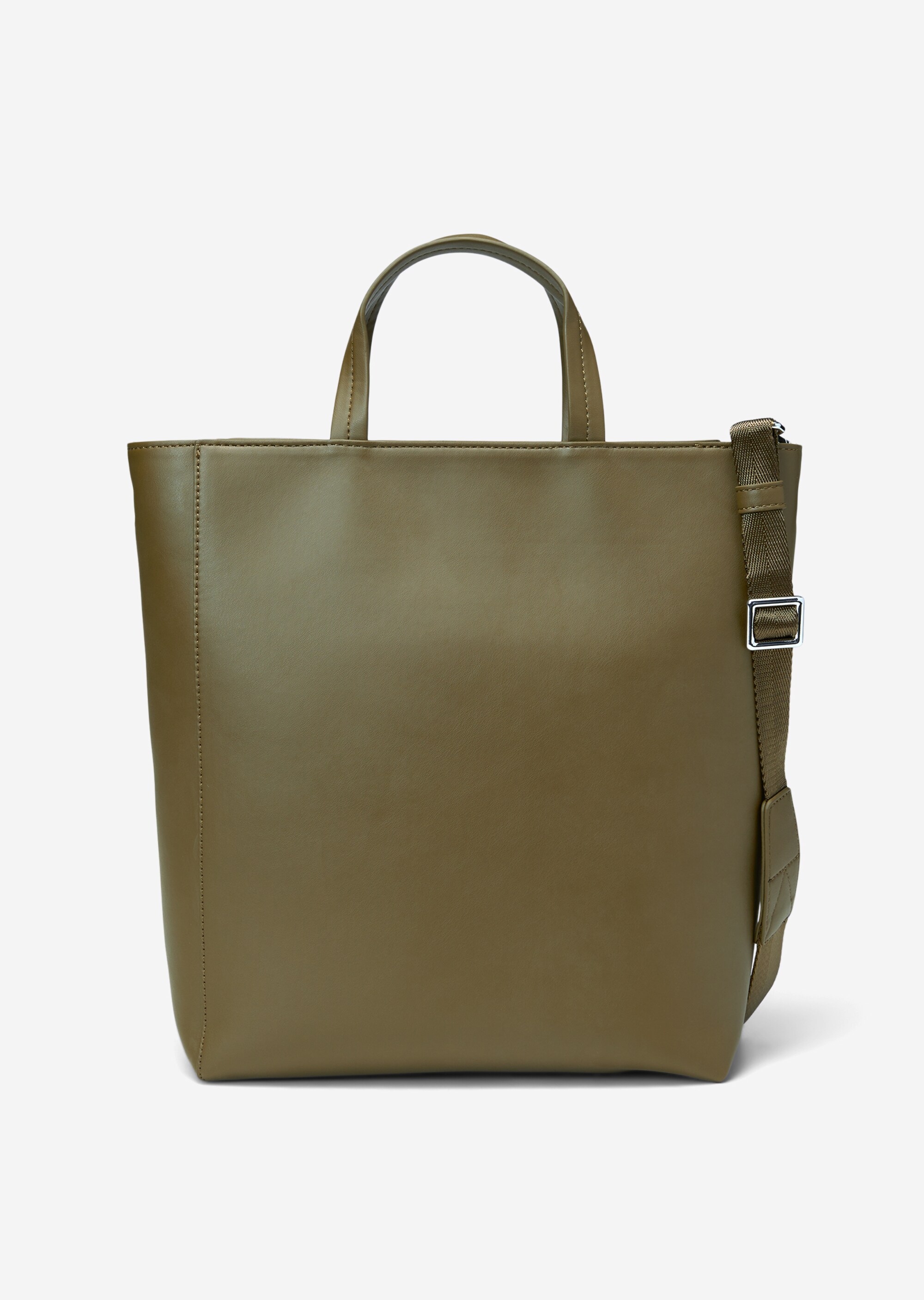 Shopper aus einer Lederalternative aus recyceltem Polyester