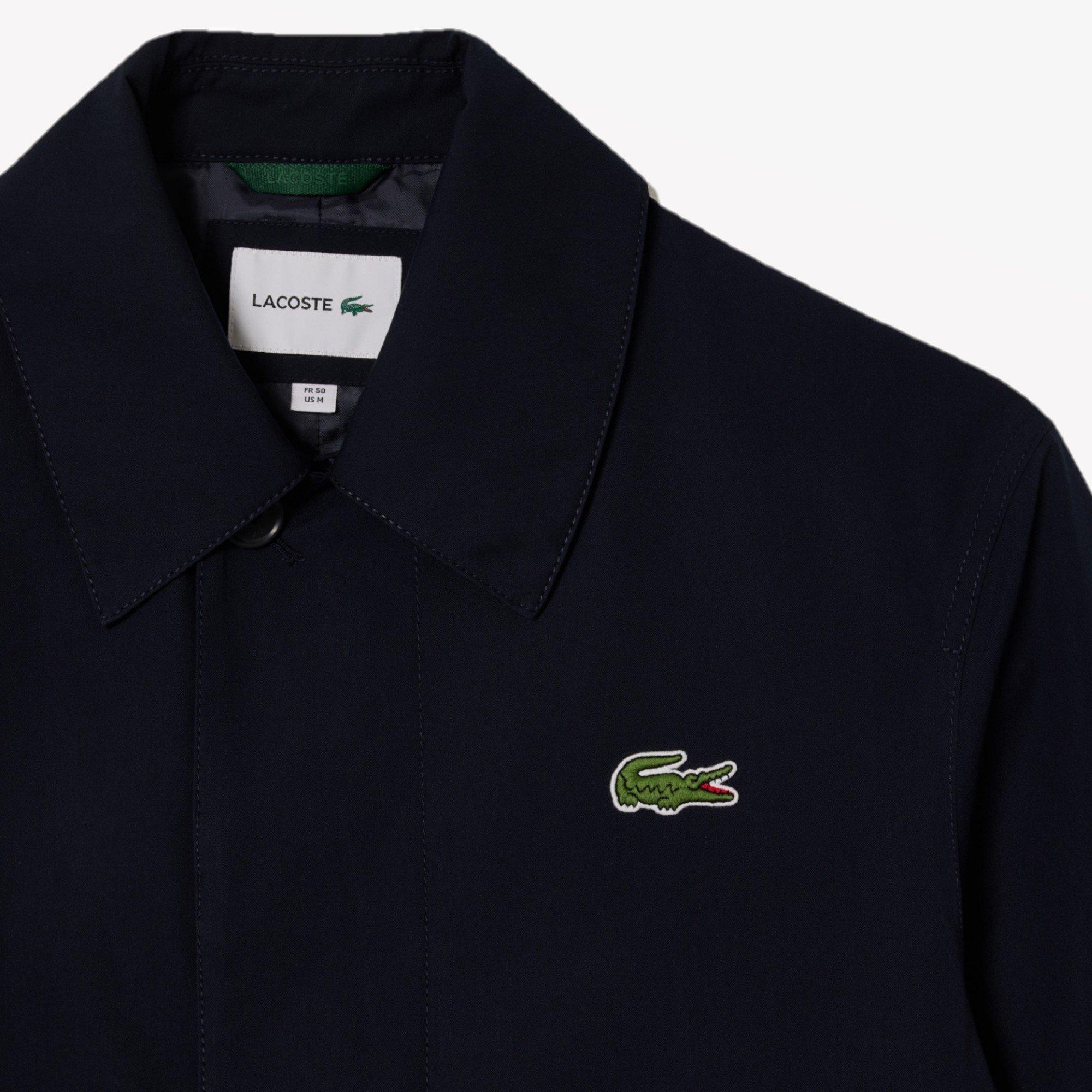 Lacoste Lightweight Showerproof Cotton Twill Trench Coat