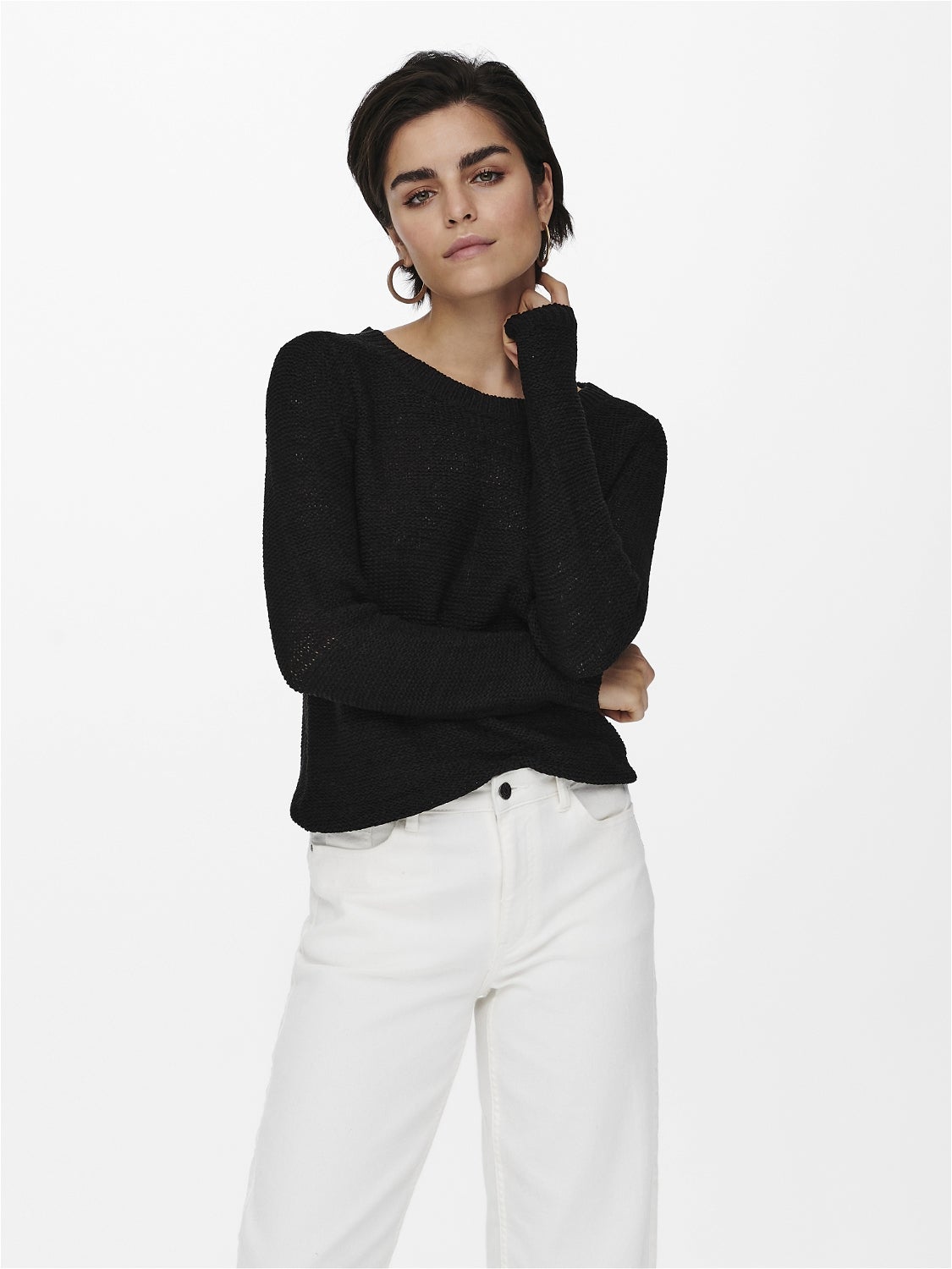 ONLGEENA Strickpullover Black