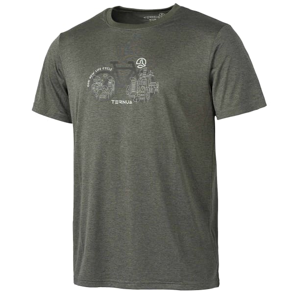 T-shirt randonnée TERNUA AVIRON DEEP FOREST