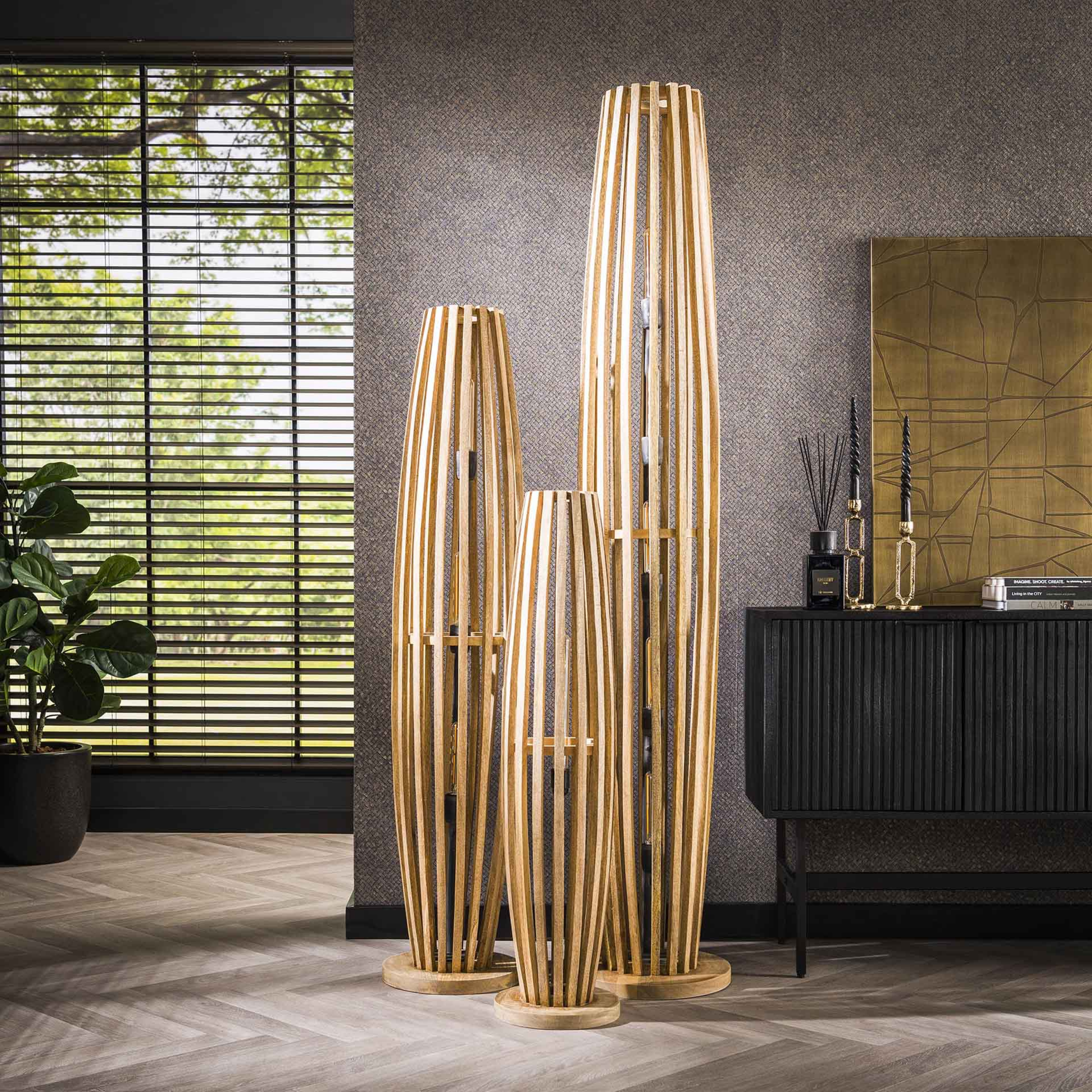 Stehleuchte ORBIT WOOD
