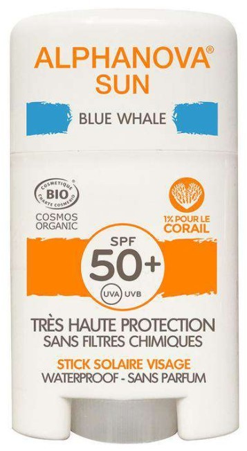 Alphanova Sun Sun Stick SPF50+ Face Blue Bio 12g