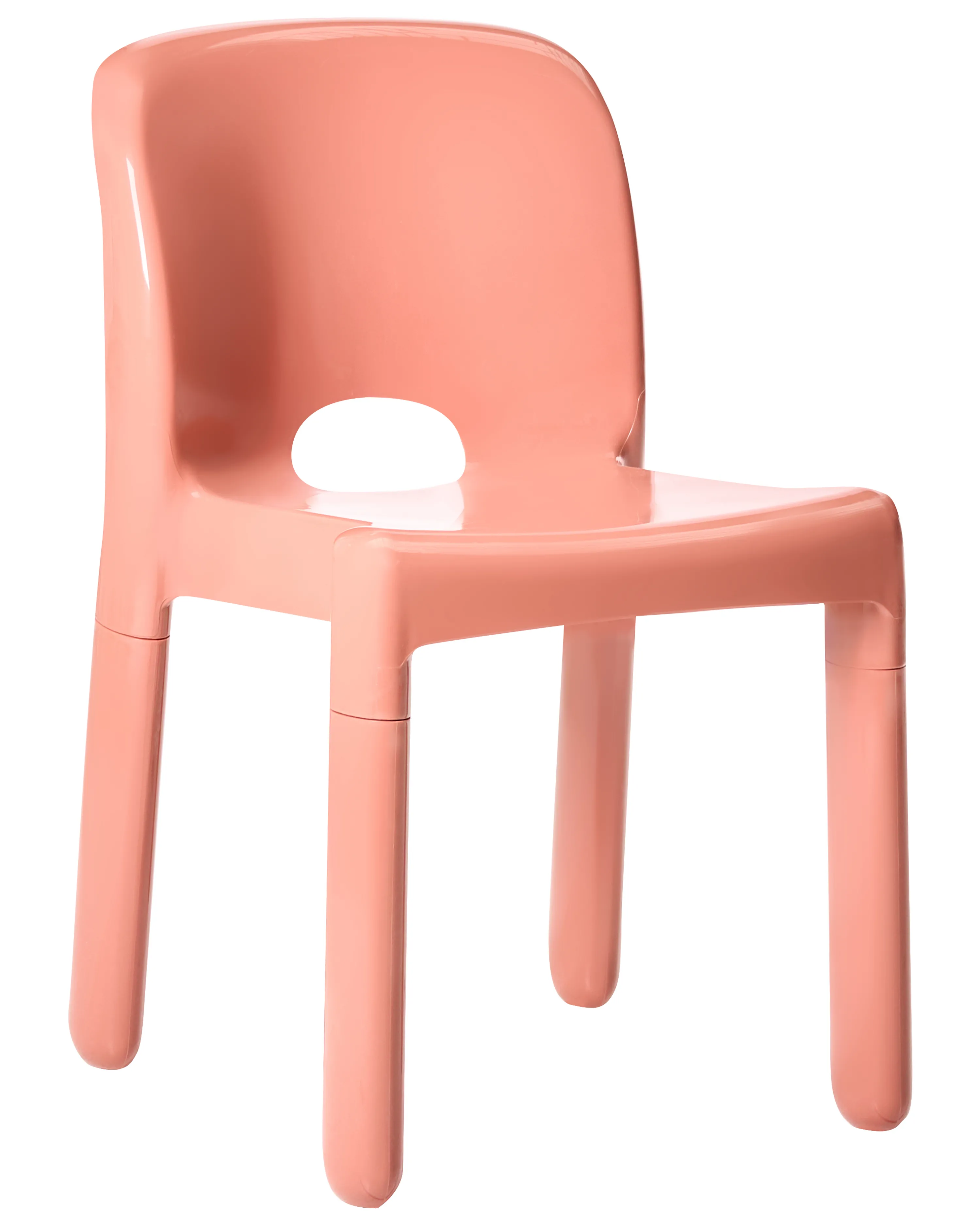 Set van 4 tuinstoelen BETIM Koraalrood