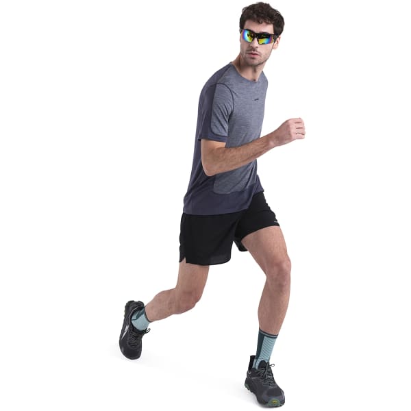 T-shirt randonnée ICEBREAKER M MERINO 125 ZONEKNIT ENERGY WIND SS TEE GRAPHITE/GRAPHITE HEATHER/CB