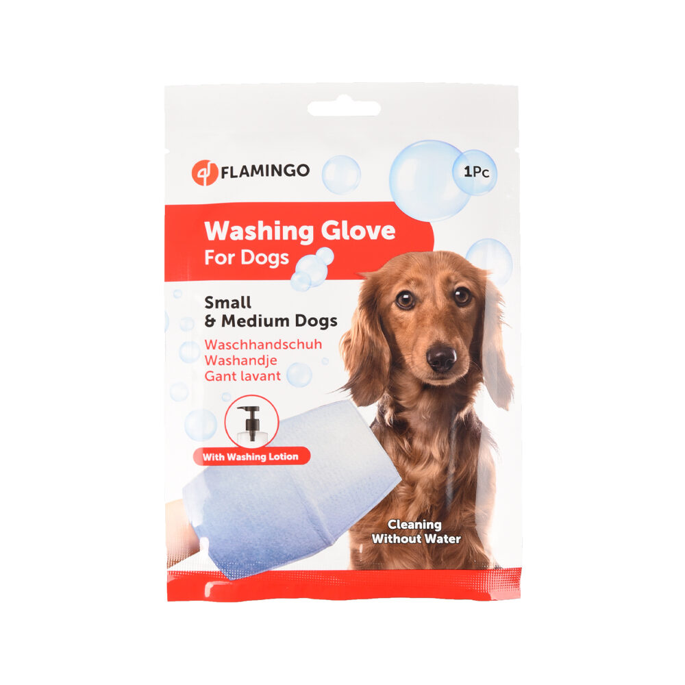 Flamingo Honden Washandje