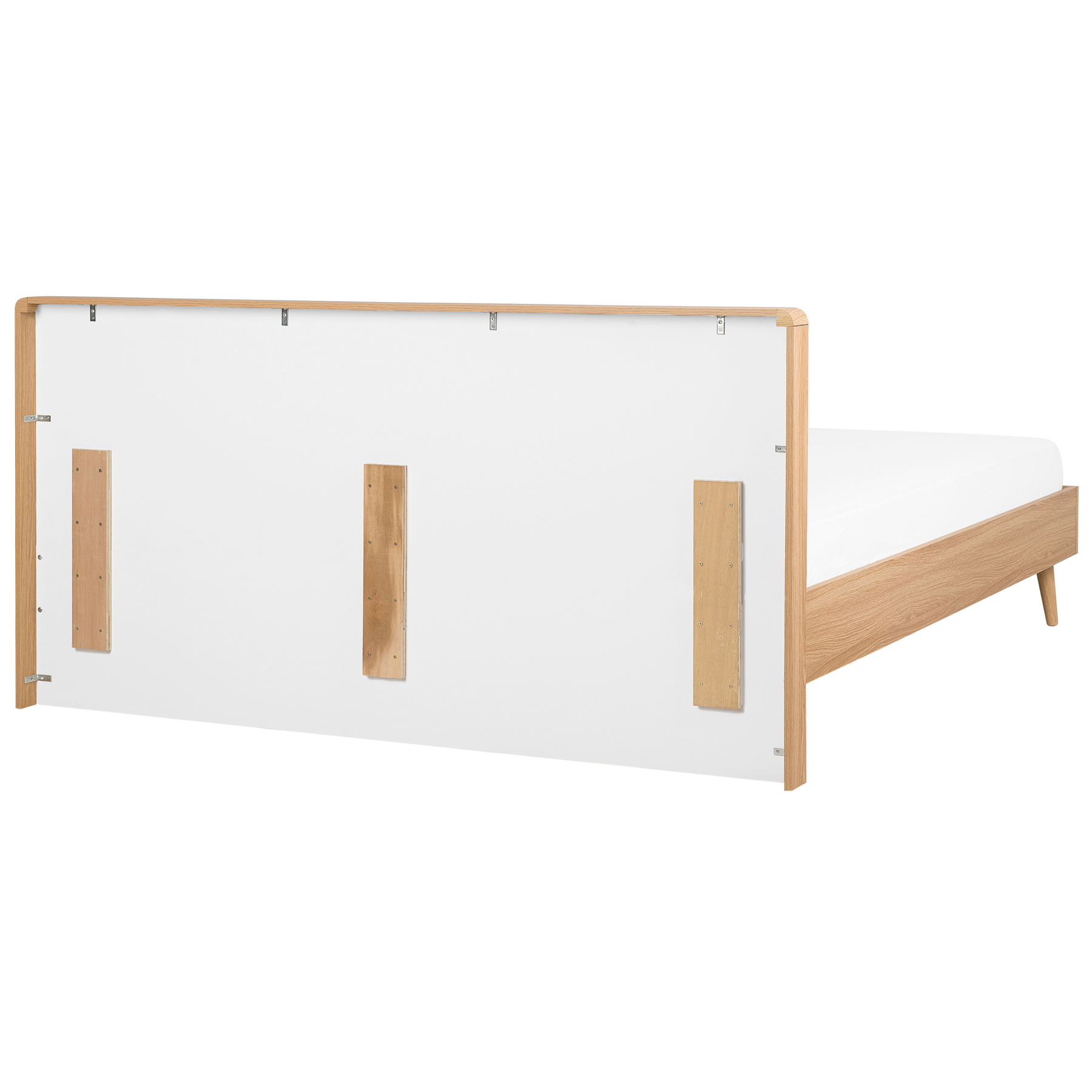 Beliani - SERRIS - Bed - Lichtbruin|Wit - 180 x 200 cm - MDF