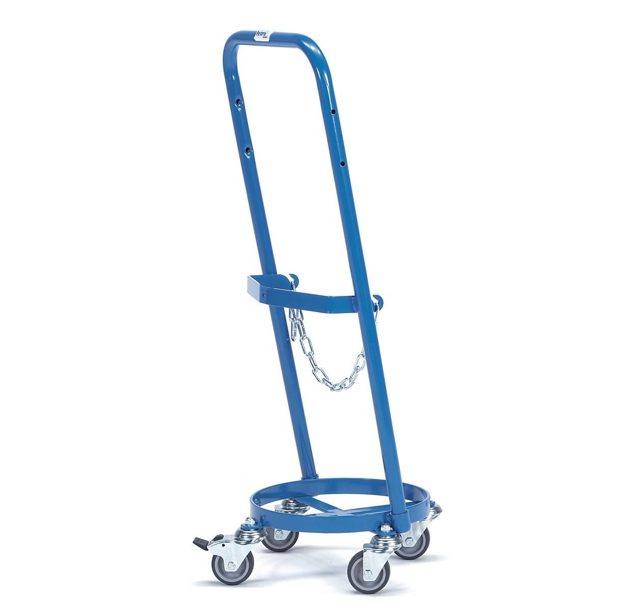Fetra stalen gasfleswagen voor 1 propaangasfles, inhoud 11 kg, Ø 300 mm