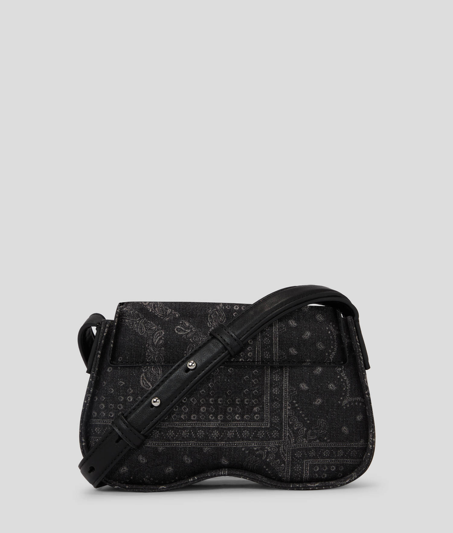 MINI SAC EN DENIM EN FORME DE LUNETTES DE SOLEIL KLJ