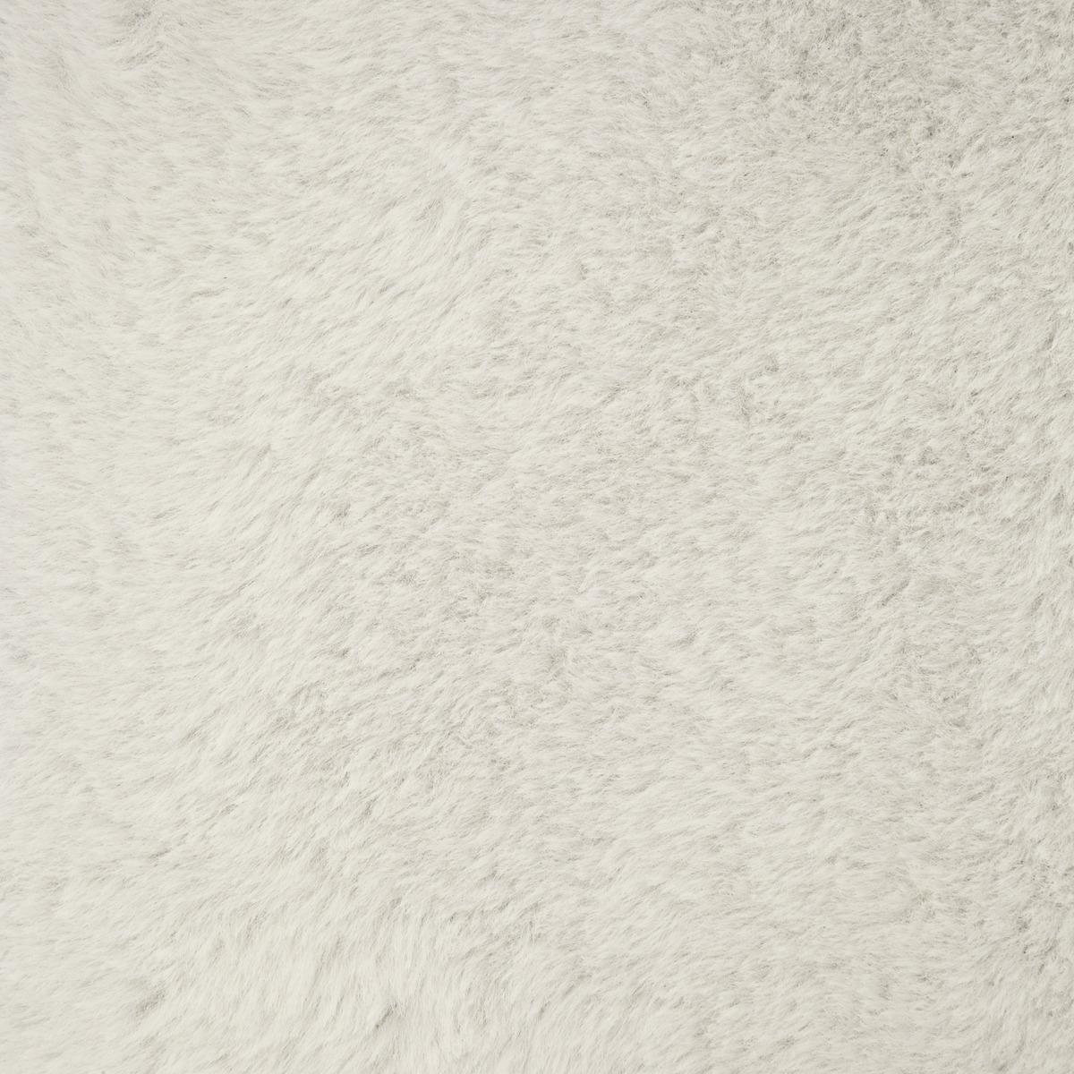 POUF PLIABLE DOUBLE FOURRURE EZZIO BLANC