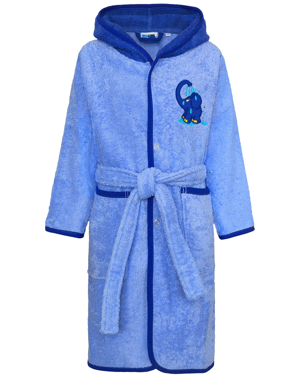 Bademantel ELEFANT in blau