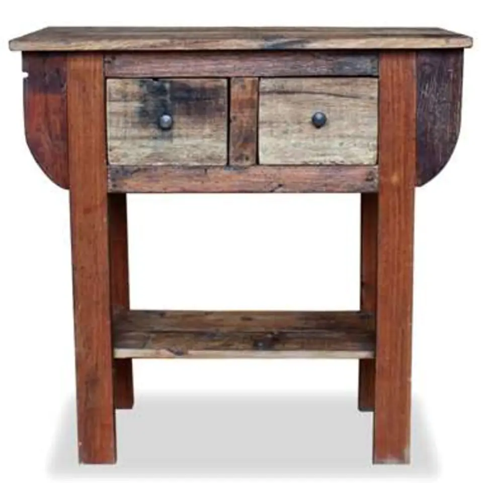 vidaXL - Wandtafel - Bruin - Hout