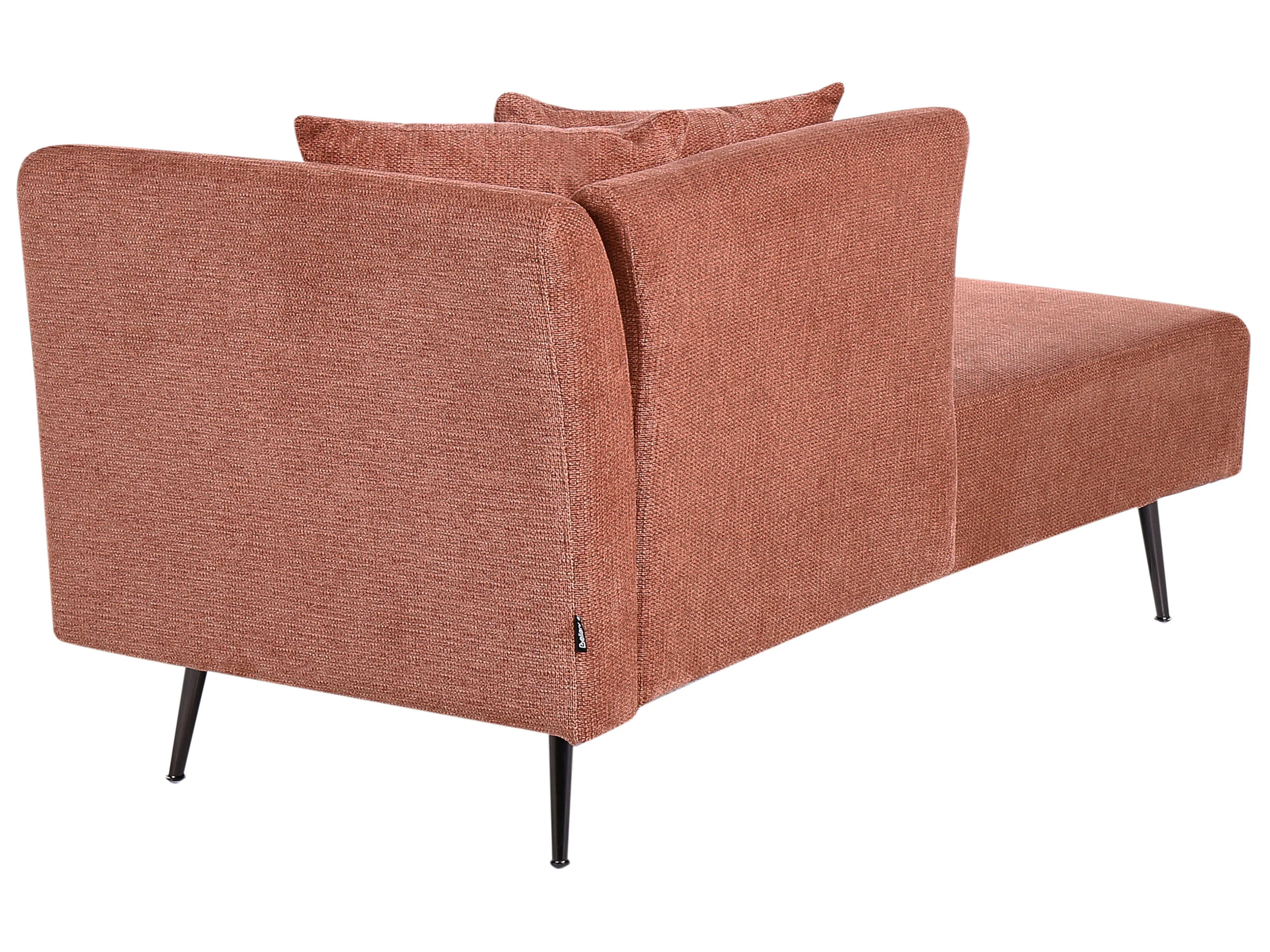 Rechtszijdige chaise longue RIOM Stof Rood