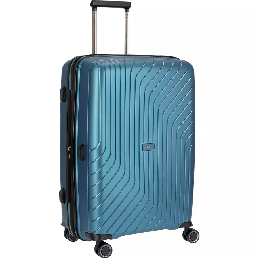 Somko Wave - 4-Rollen-Trolley M 67 cm erw. petrol
