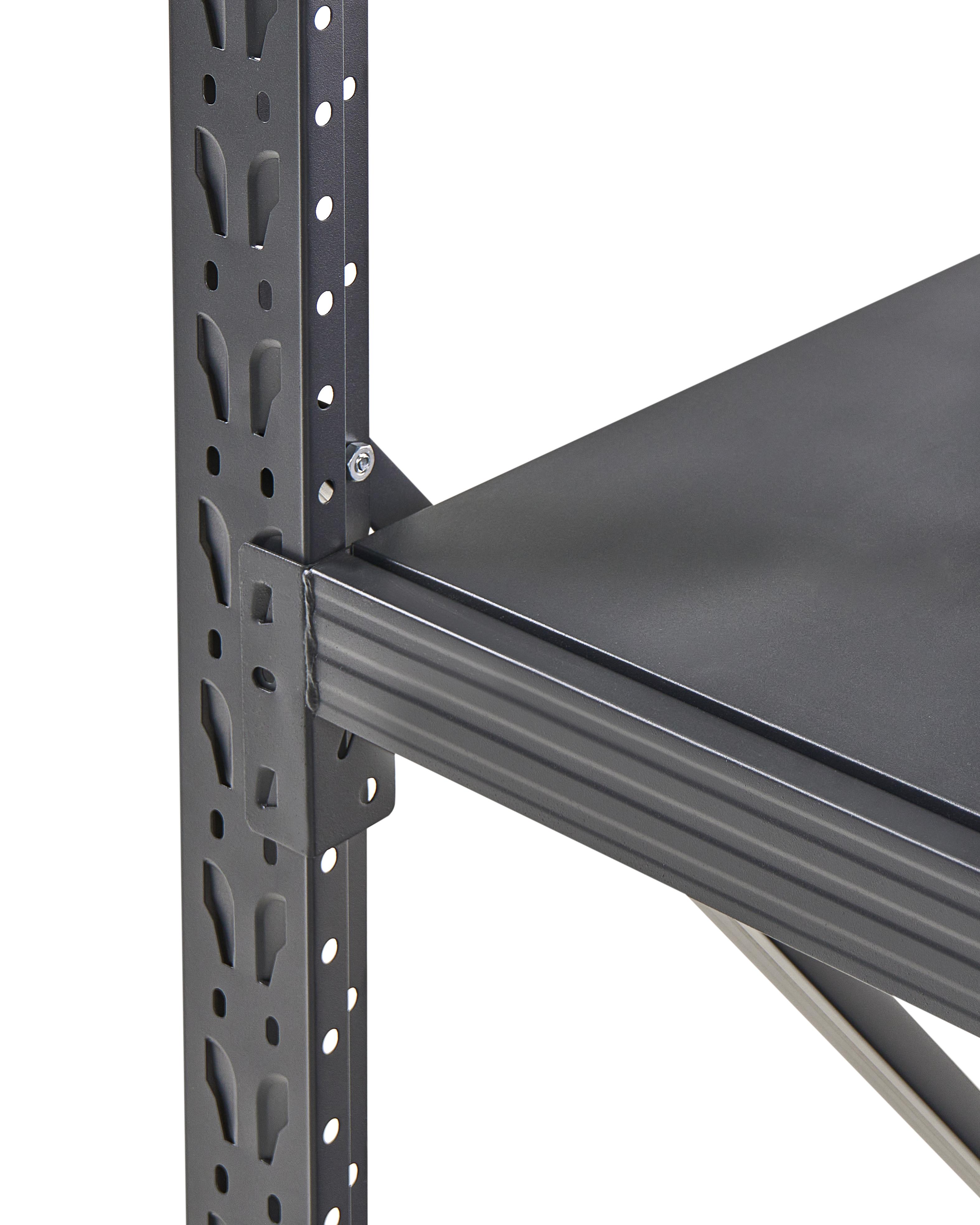 Garagerek FIUGGI Metaal 200 cm 60 cm Zwart