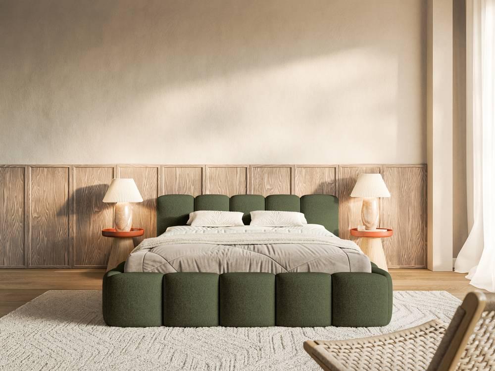 NADUVI Collection Bedframe Chloe laag 160 x 200 cm chenille