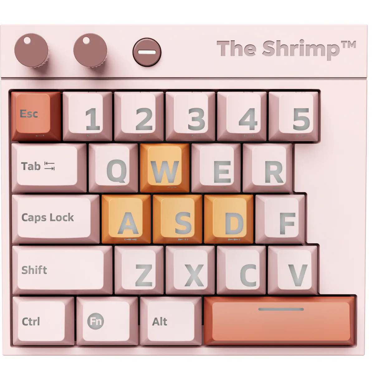 The Shrimp Model 1 mekanisk gamingtastatur (pinkey)