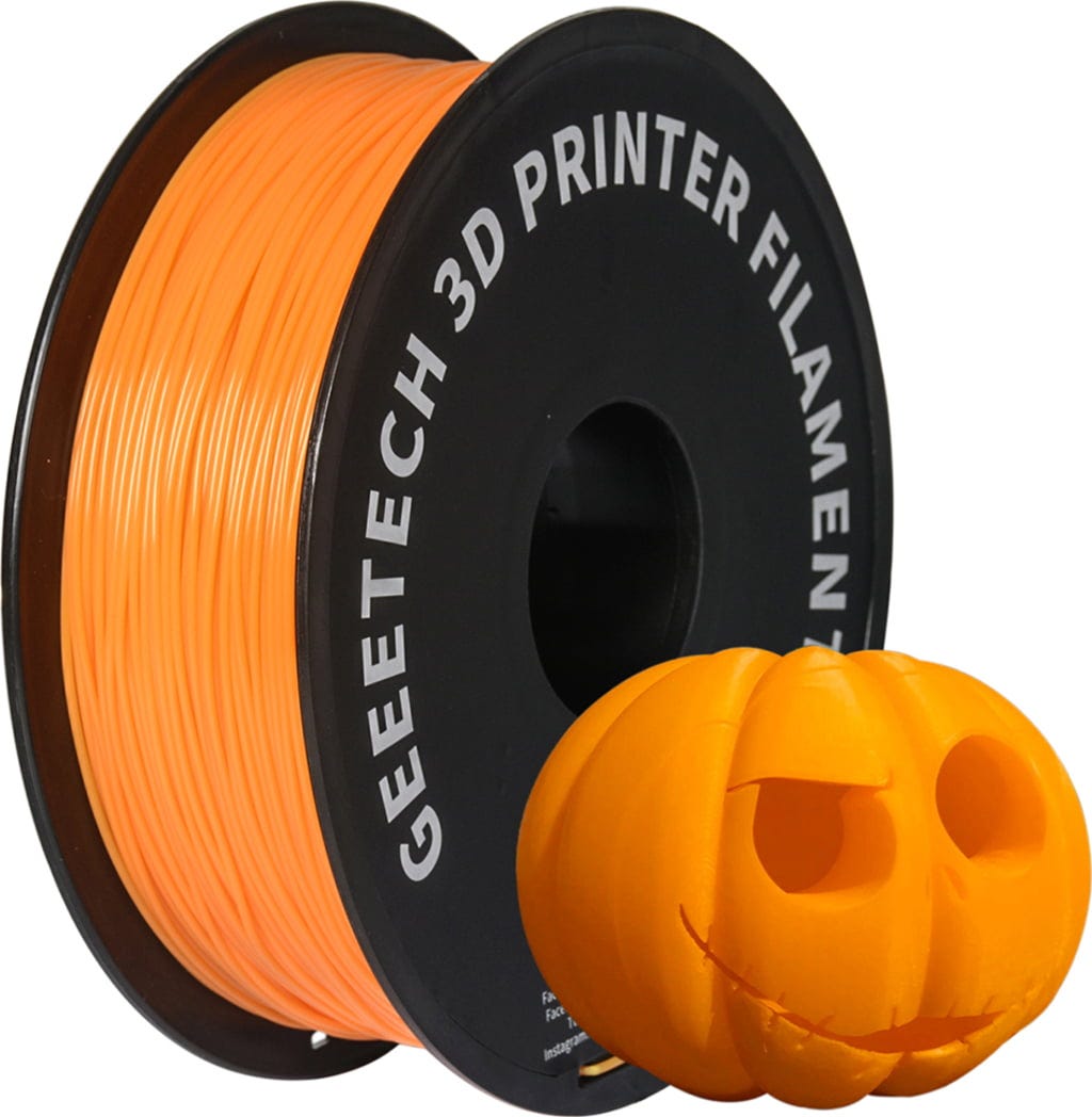 GEEETECH  PLA Orange, 1,75 mm / 1000 g    Leicht druckbares Filament mit geringen Fertigungstoleranzen