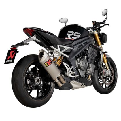 Silencieux Akrapovic Titane - Gris