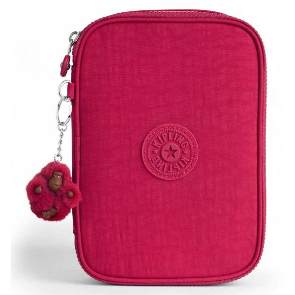 Kipling Estojo 100 Pens True Pink One Size