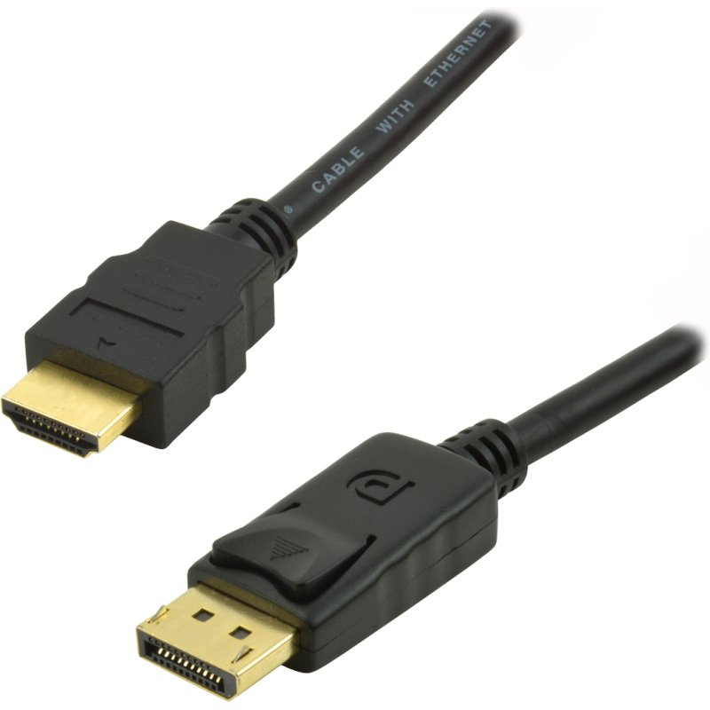 MCL 3m DisplayPort/HDMI Noir