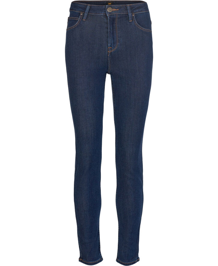 Lee Scarlett High TONAL STONEWASH Grå