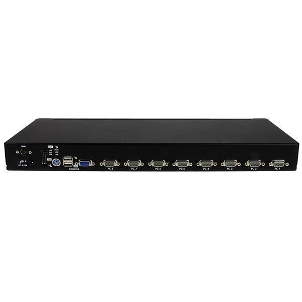 Startech Commutateur KVM PS/2 USB 8 ports 1U empilables sur rack avec OSD