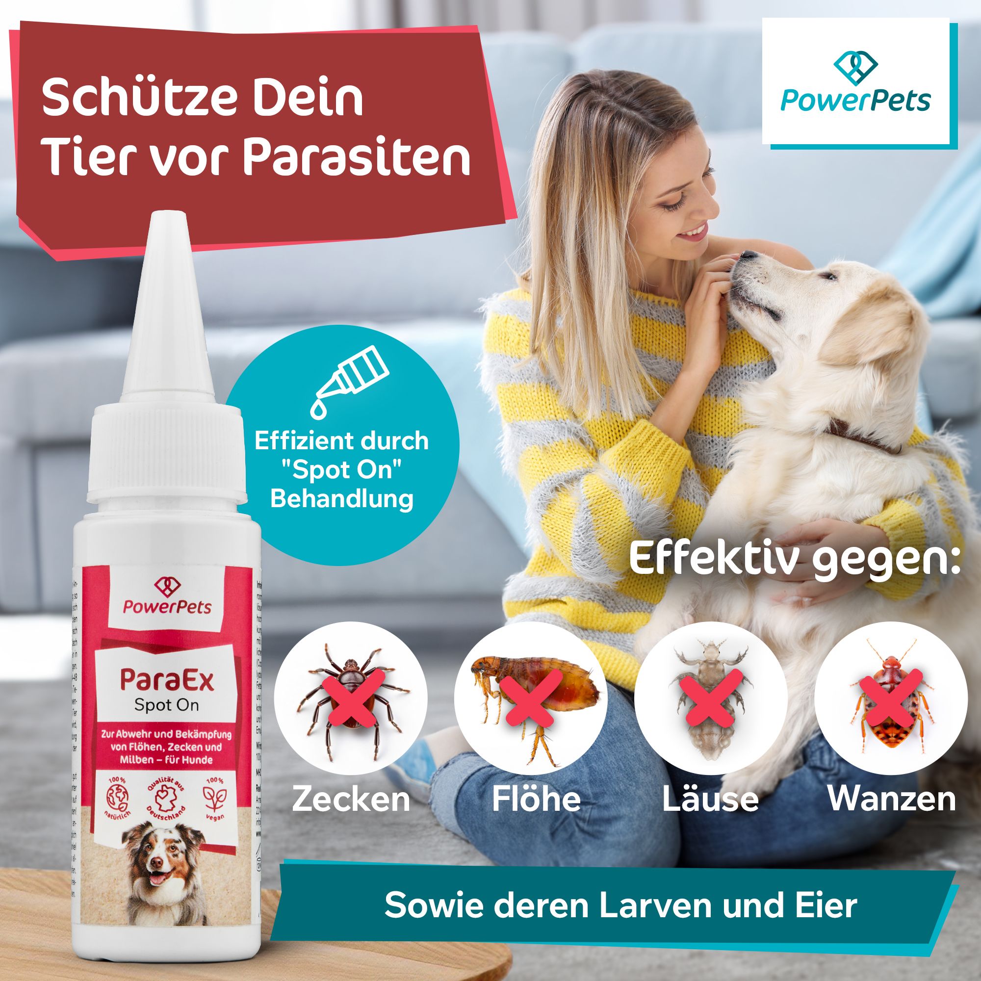 PowerPets - ParaEx - Spot On für Hunde