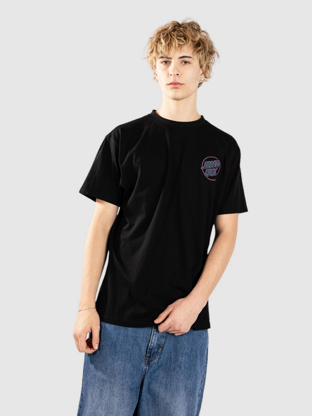 Santa Cruz Vortex Hand T-Shirt black