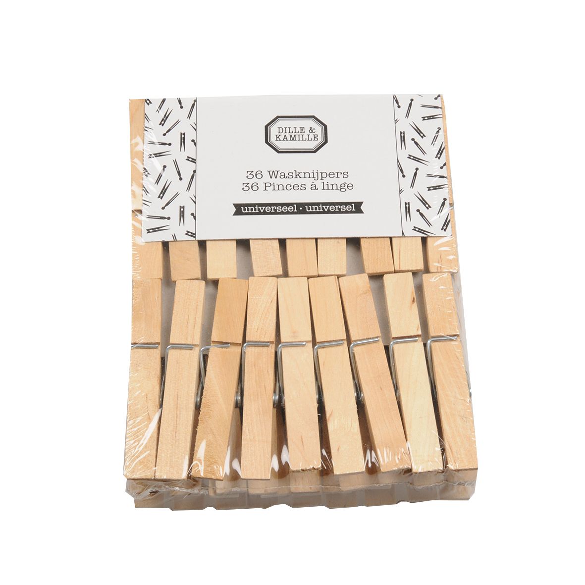 Wasknijpers, 36 stuks