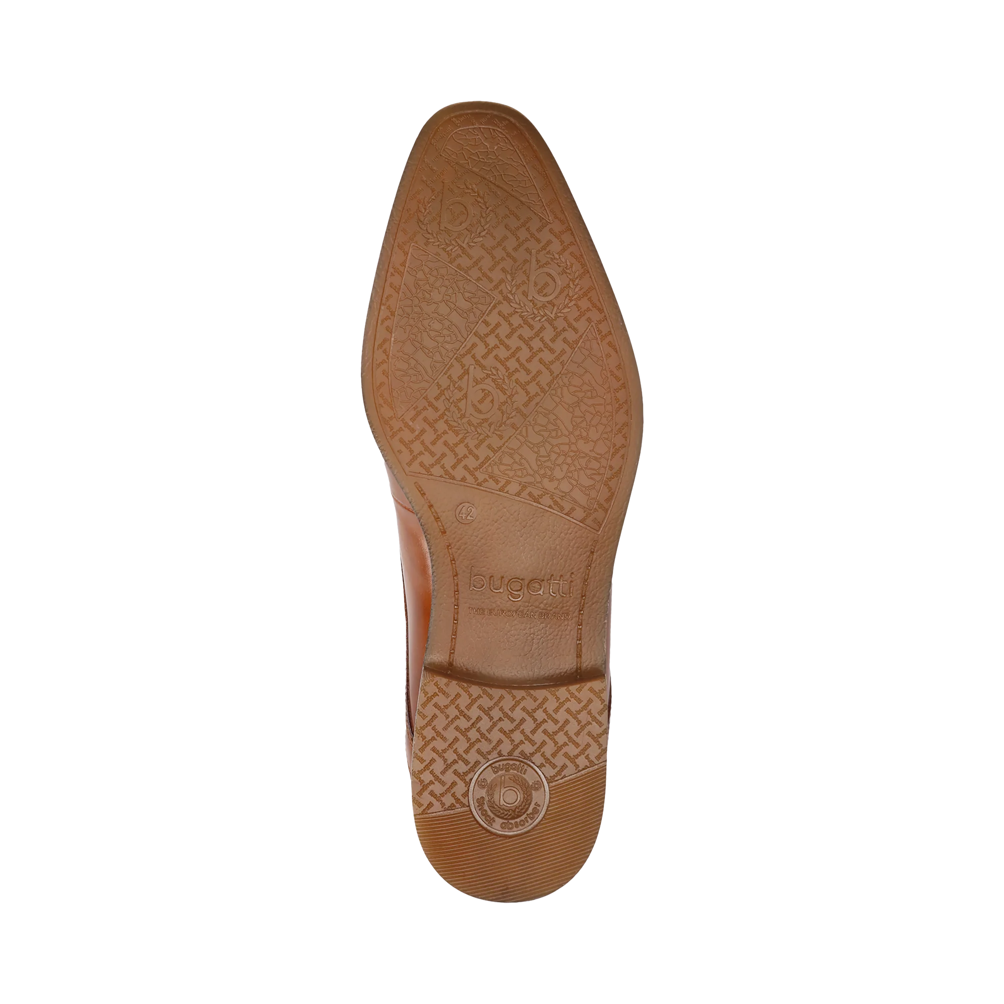 Leder Business Schnürer cognac