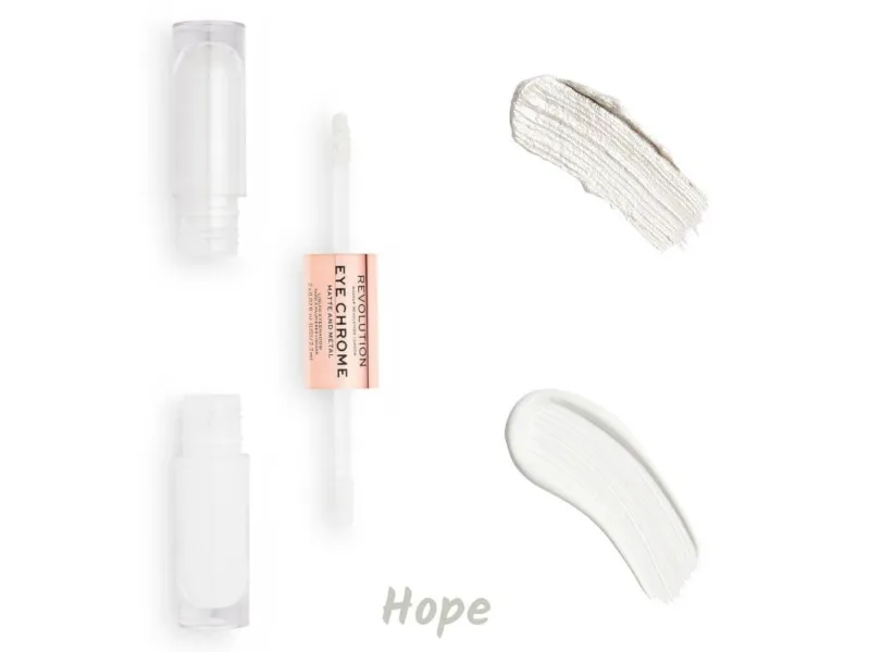 Makeup Revolution Makeup Revolution Eye Chrome Double-sided eyeshadow Mat & Chrom Hope 1pc