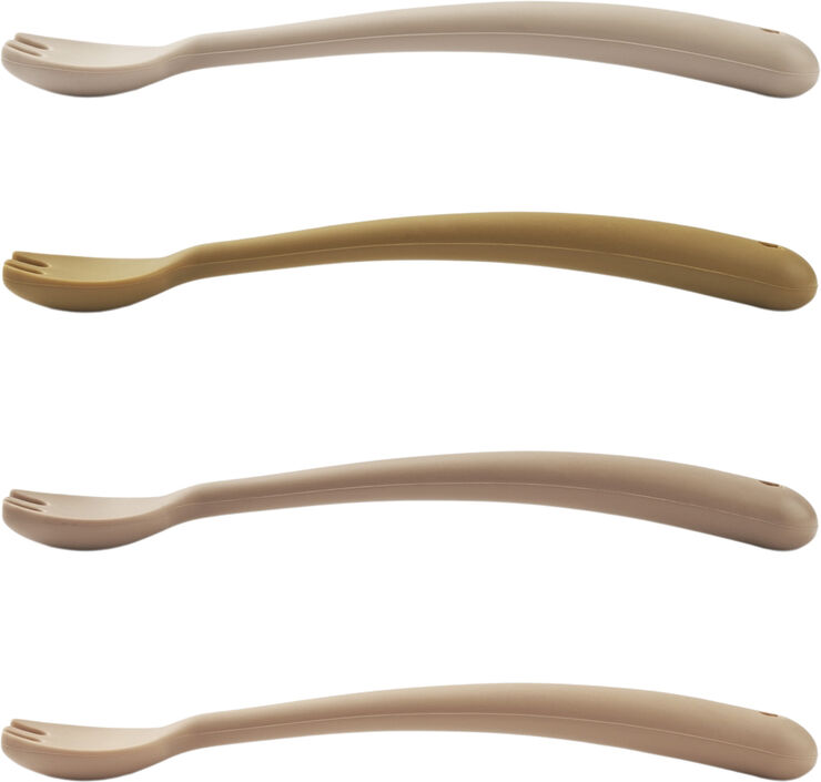 Liewood Scott feeding fork 4-pack Rose multi mix