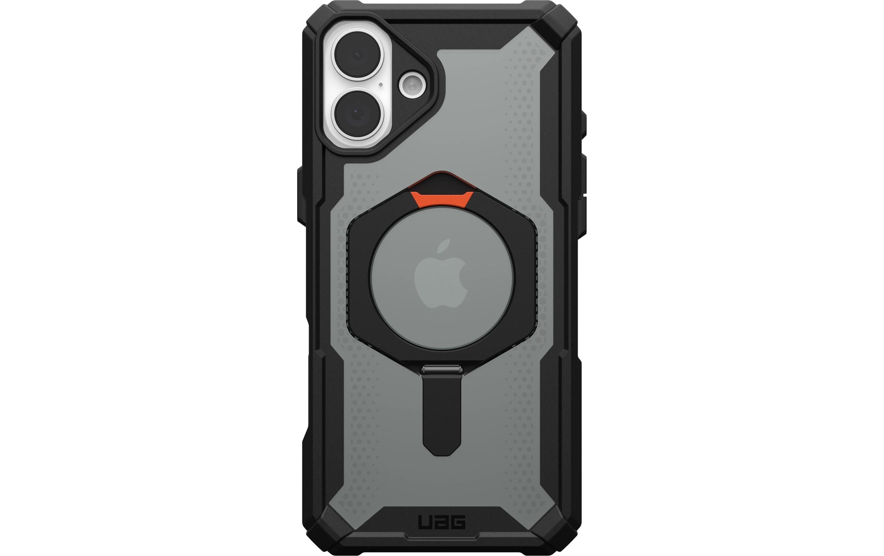Back Cover Plasma XTE iPhone 16 Plus Black/OrangeSchutzhülle für das Apple iPhone 16 Plus