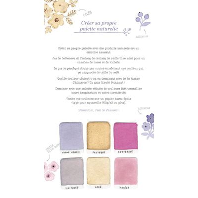 Agenda Green by Julie Adore - 1 semaine sur 2 pages - 16 mois - 9 x 16 cm - mauve - Exacompta