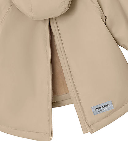 Mini A Ture Winterjacke - Babywen Fleece - Savannah Tan