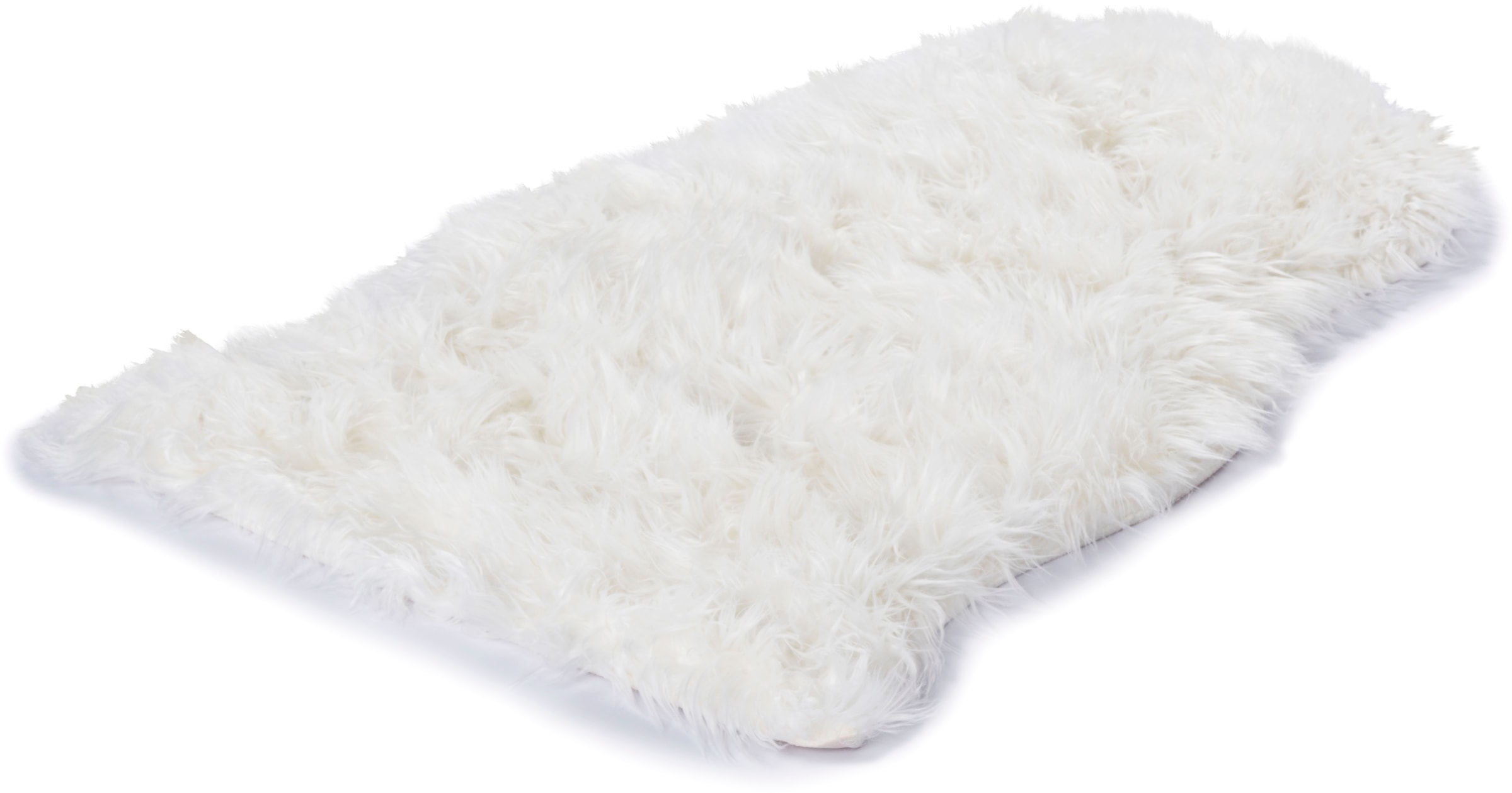 Gino Falcone Fellteppich »Mia« fellförmig 75 mm Höhe Kunstfell, Hochflor - besonders weich durch Microfaser