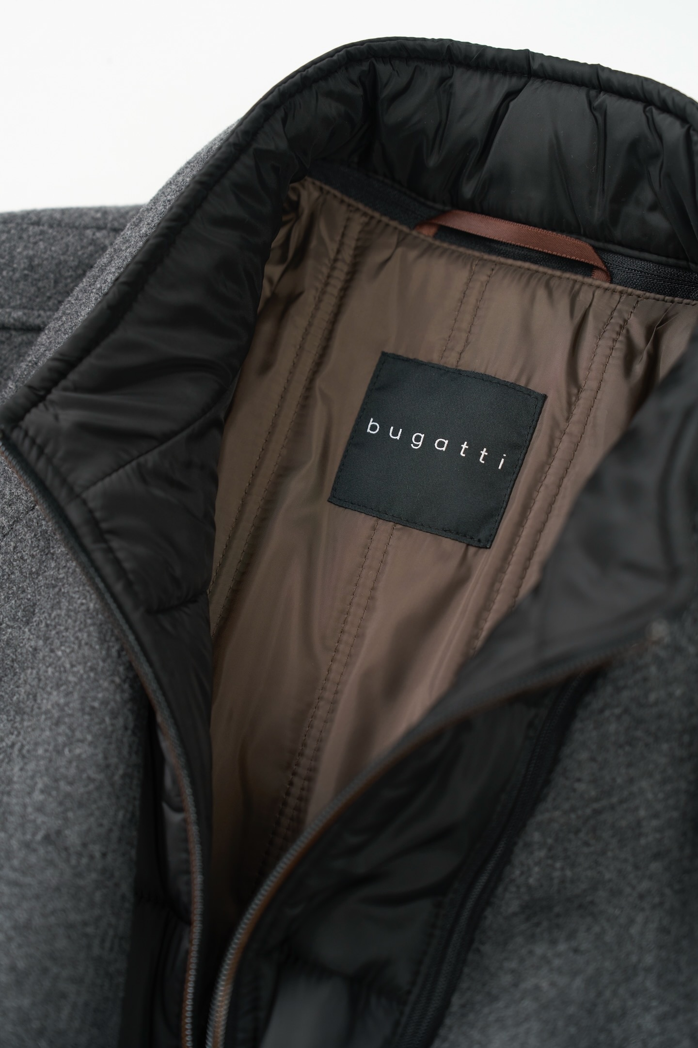 bugatti Kurzmantel , mit Westenfake