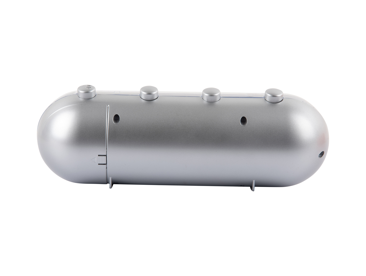 Wekker Retro Tube - Zilver