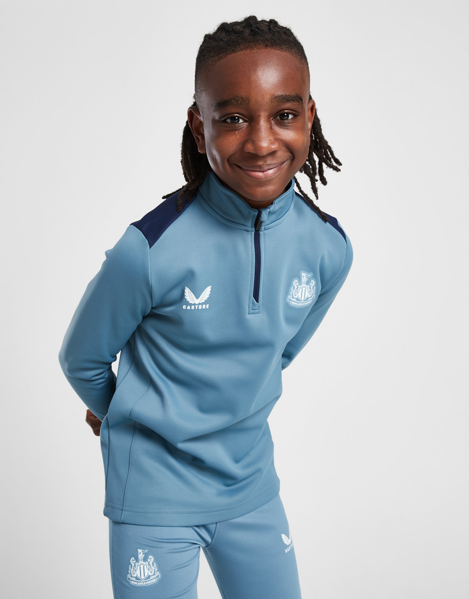 Castore Haut d'entraînement Zippé Newcastle United Junior