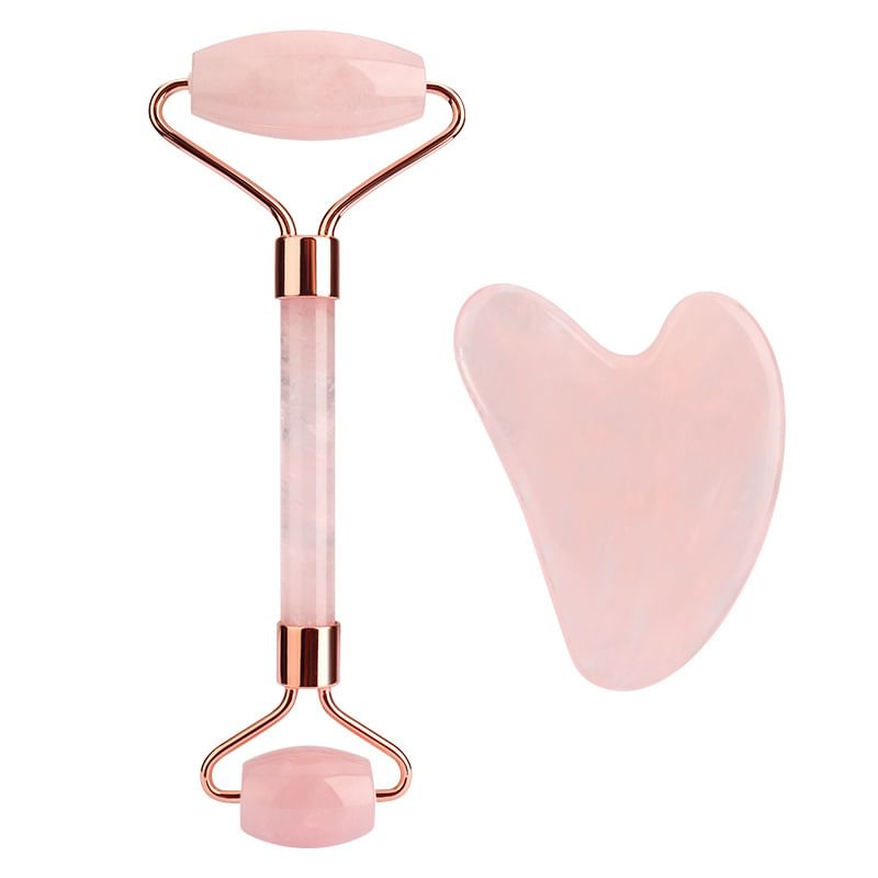 Coolkiss - Stenen gezichtsschraper / Rollermassager / Set (verschillende ontwerpen)
