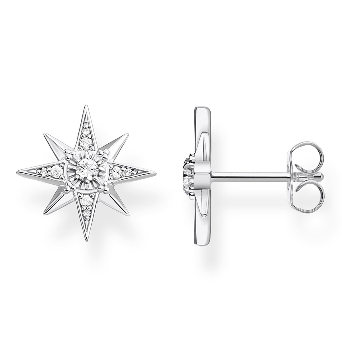 Boucles d'oreilles Thomas Sabo étoile argent