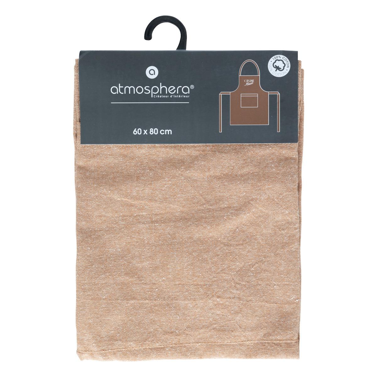 TABLIER COTON IMPRIME CAFE BORDELAIS 60X80CM