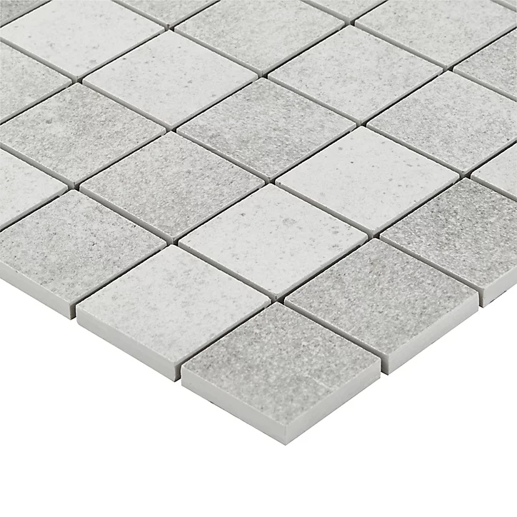 Mosaïque gris clair 30x30cm Kontainer