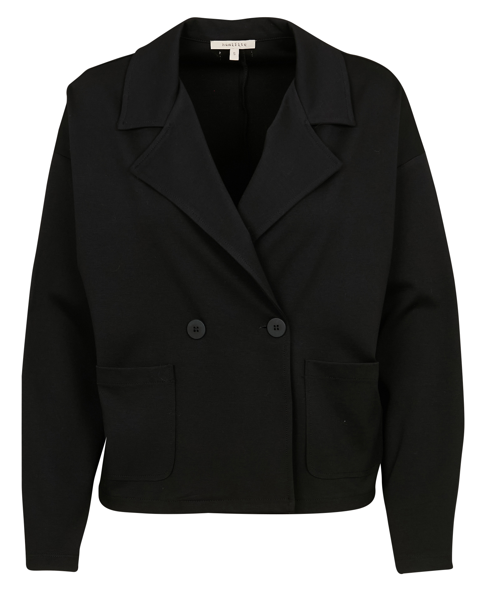 Veste col tailleur | Noir
