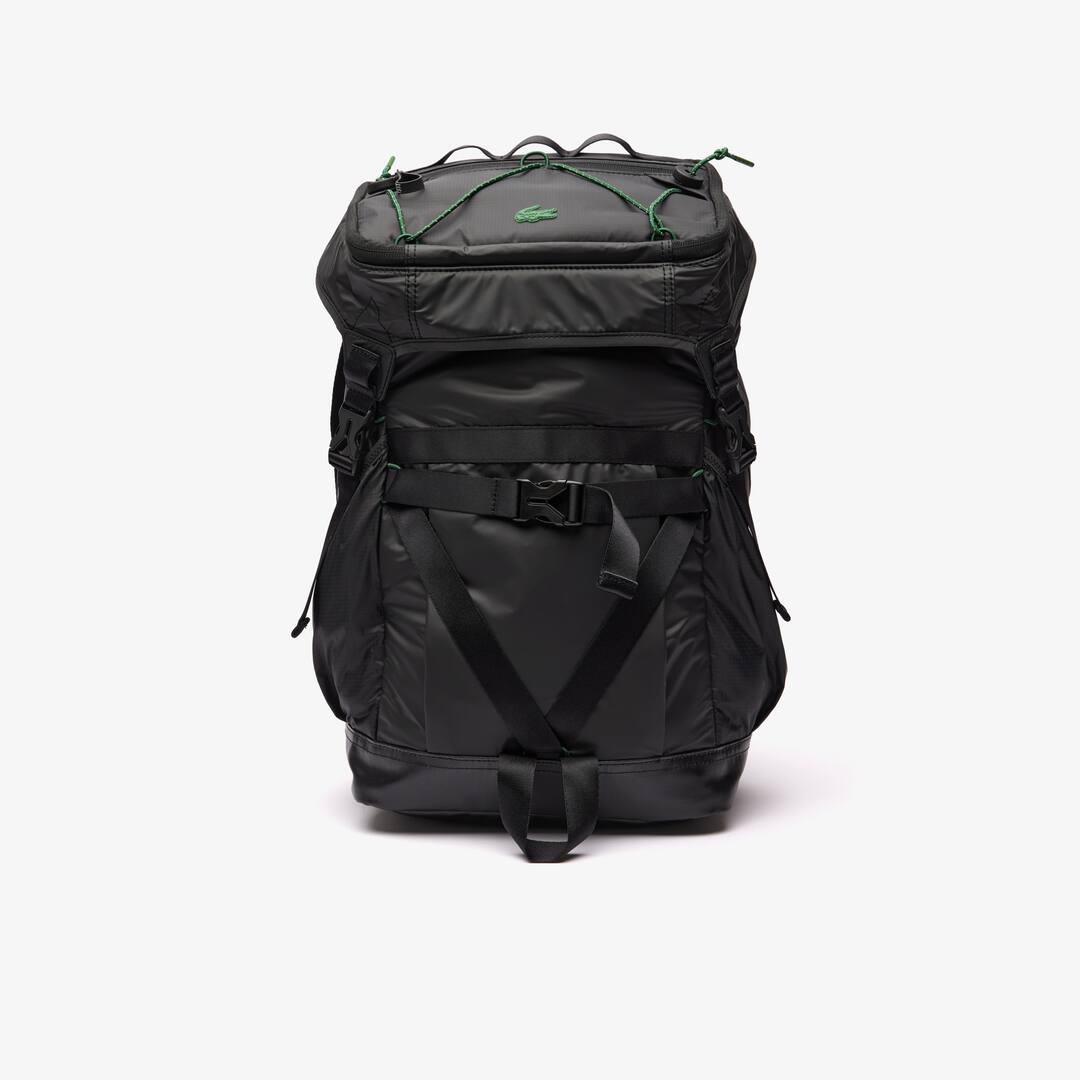 Sac à dos en toile enduite Sacs à dos - Noir - Lacoste - Unisex