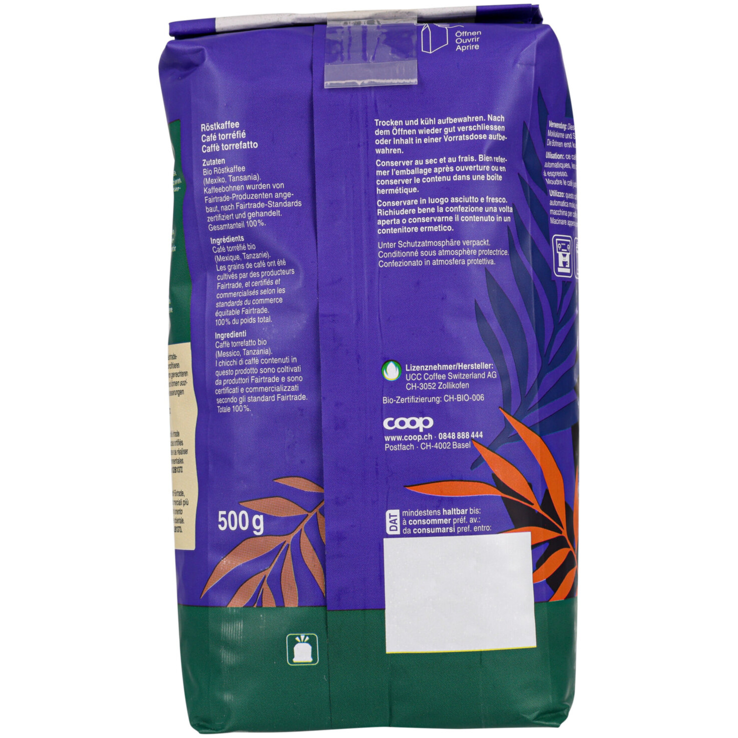 Naturaplan Bio Bohnenkaffee Espresso Intenso
