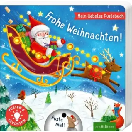ars Edition Mein liebstes Pustebuch – Frohe Weihnachten!