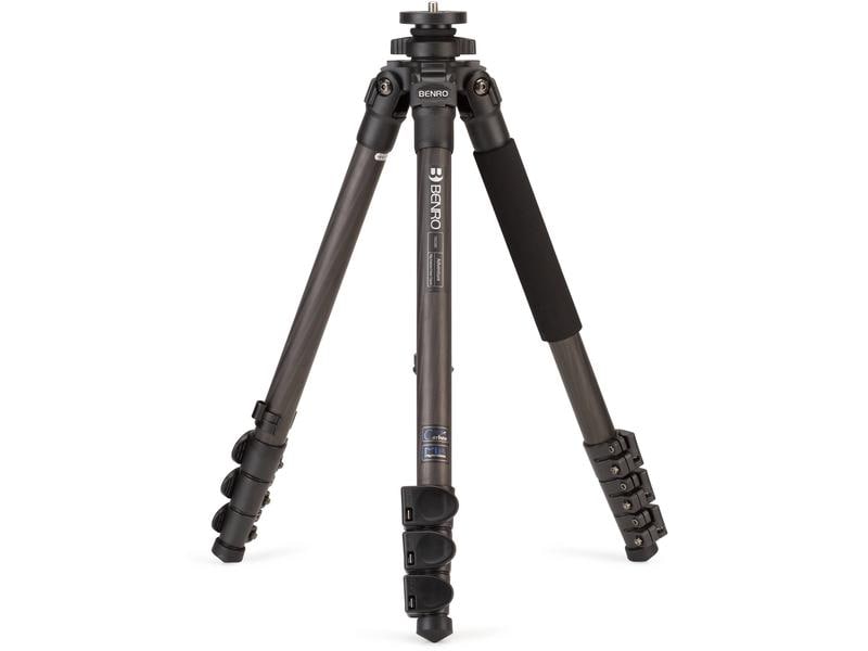 Benro Stativ TAD28C Adventure Carbon Robustes Dreibeinstativ mit Kugelkopf und Schnellwechselplatte