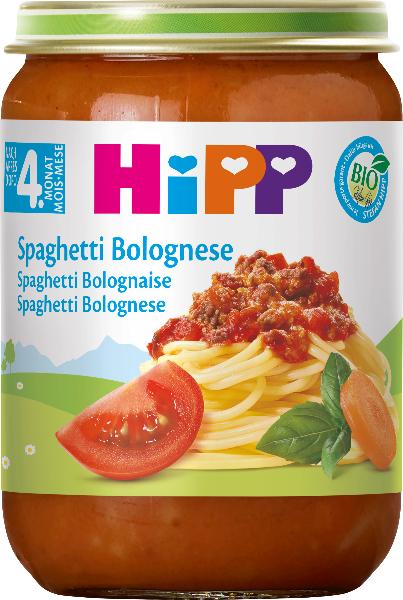Hipp Spaghetti Bolognese<br>190 g, Glas